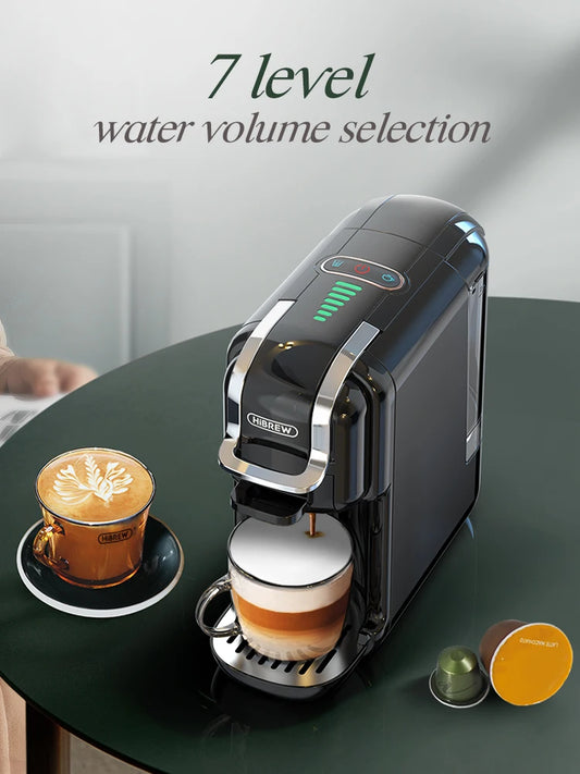 Caffinty™ 5-in-1 Smart Coffee Machine – Hot & Cold Brew, Capsule Compatible