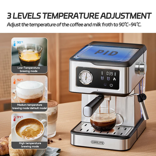 Barista Pro Espresso Machine – 20-Bar, Milk Frother, Smart Touch, Stainless Steel