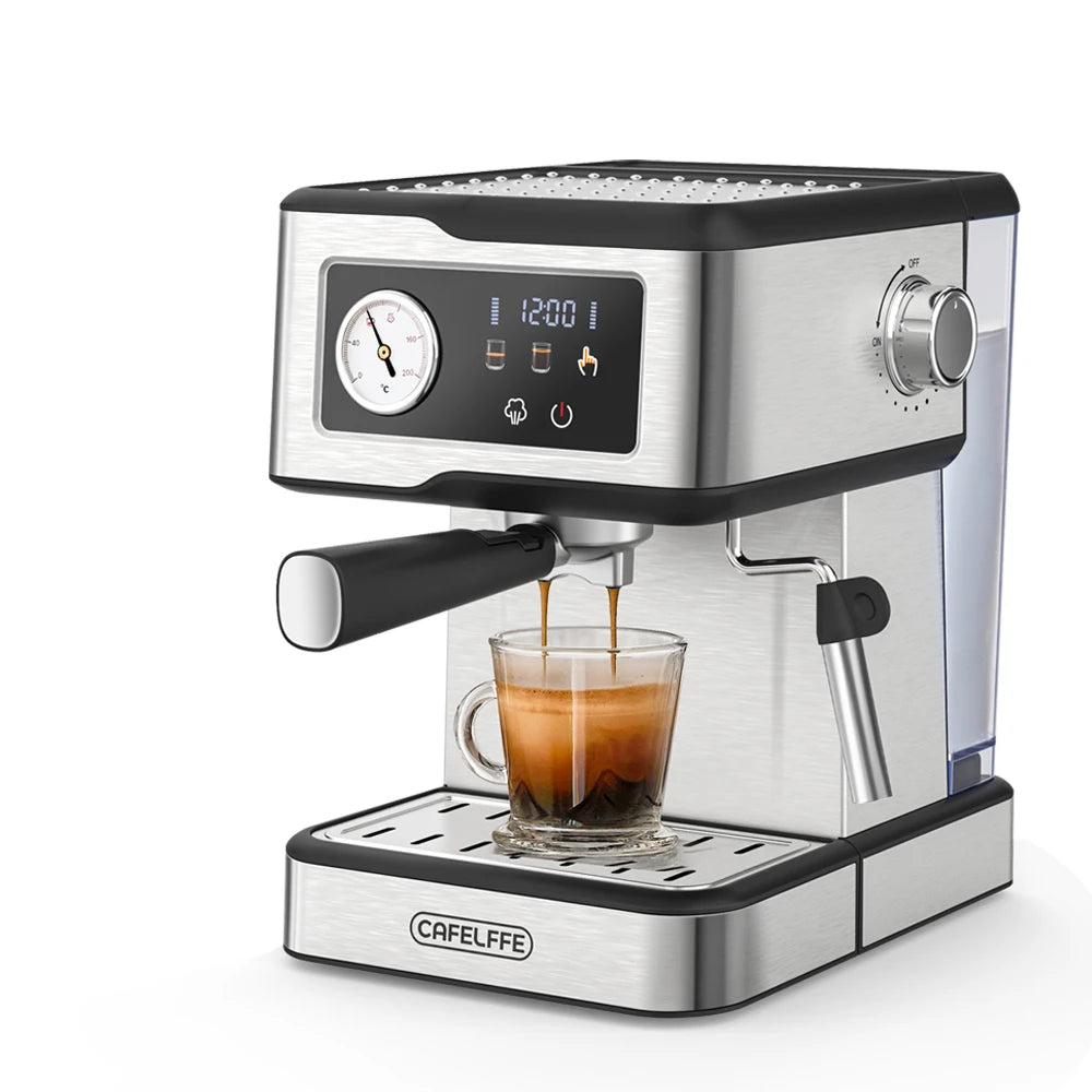 Barista Pro Espresso Machine – 20-Bar, Milk Frother, Smart Touch, Stainless Steel